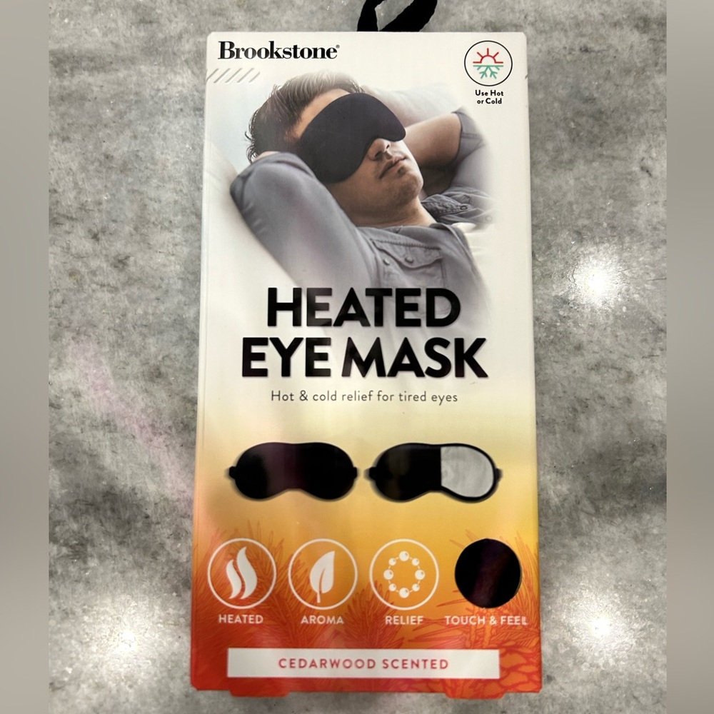 Brookstone Heated Eye Mask